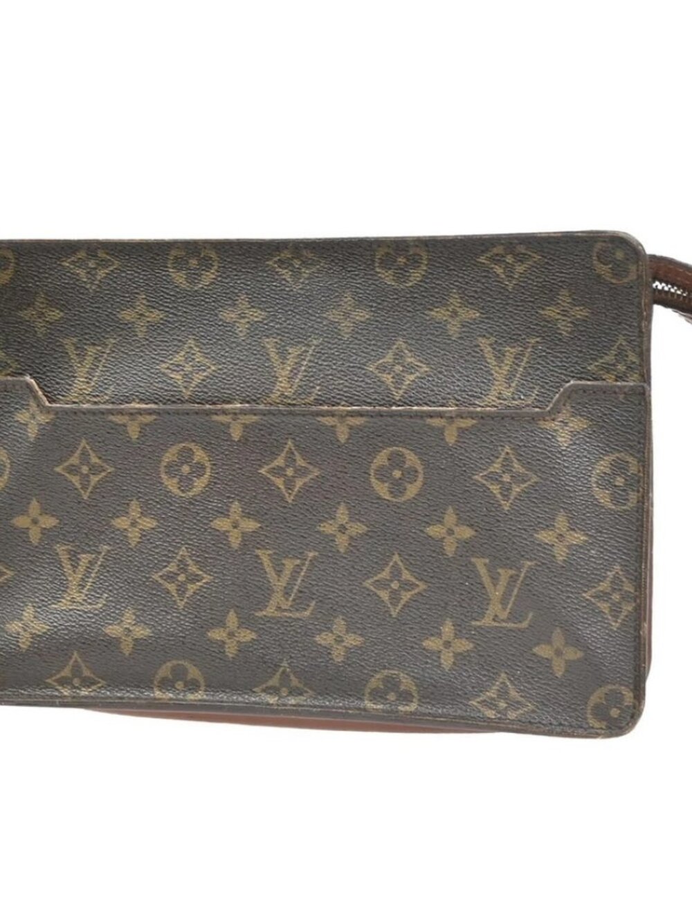 LOUIS VUITTON Pochette Homme Clutch Hand Bag Monogram Leather BN M51795 07KP679